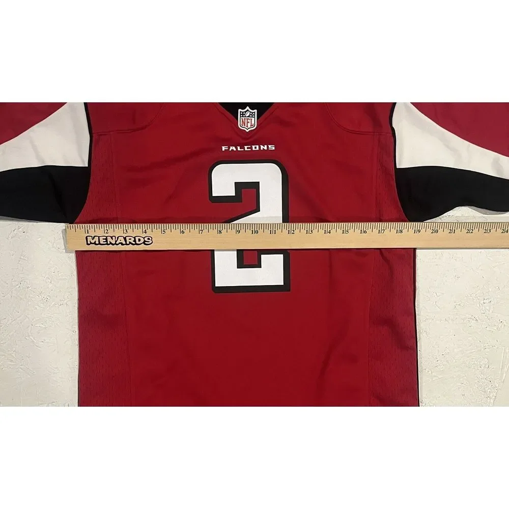 Matt‎ Ryan Atlanta Falcons Jersey Youth L Nike On Field Home Red #2 EUC